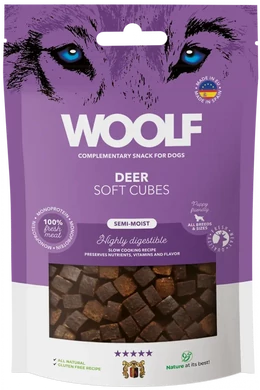 Woolf Szarvashús Kockák - 100g
