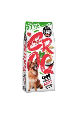 Fit Active Dog - Száraztáp - CROQ Premium Beef&amp;Rice 15+2kg