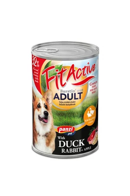 FitActive Dog - Konzerv - Kacsa és Nyúl 1240g