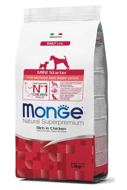 Monge Dog - Natural SuperPremium - Mini Starter - Chiken 15kg