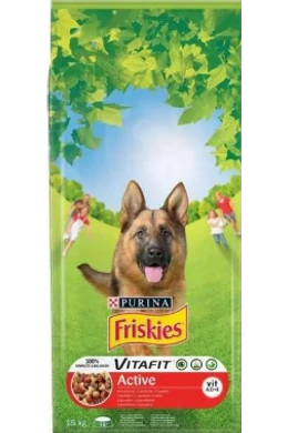 Friskies Dog Active Marhás - 15kg