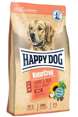 Happy Dog Natur - Croq Lachs/Reis - Lazac &amp; Rizs - 12kg