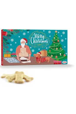 Record Merry Cristmas Advent Calendar For Dogs - Xmas - Adventi Naptár - 130g