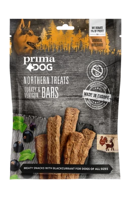 PrimaDog Snack Turkey&amp;amp;Venison - Pulyka és Szarvas 80g