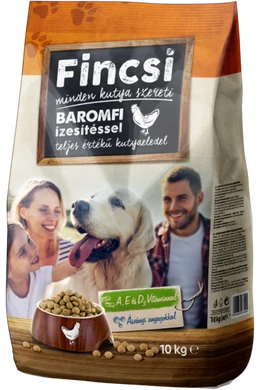 Fincsi Dog Száraztáp Baromfi Izesítéssel 10kg