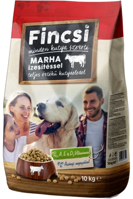 Fincsi Dog Száraztáp Marha Izesítéssel 10kg