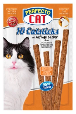 Perfecto Cat Sticks Máj és Baromfi 10×50g