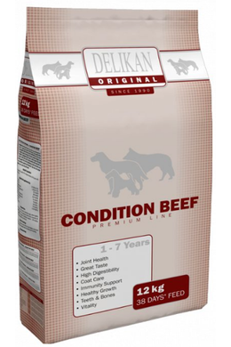 Delikan Original Condition Beef - Marha és Rizs - 12kg