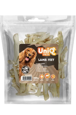 UniqPets Kutya Jutalomfalat NATURAL Bárány Láb 300g