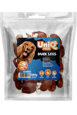 UniqPets Kutya Jutalomfalat CHEWY Kacsa Láb 500g