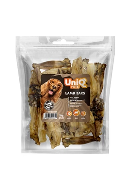 UniqPets Natural - Lamb Ears – Bárányfül – 1kg