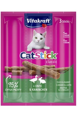 Vitakraft Cat Stick Mini Nyúl & Kacsa 3×6g