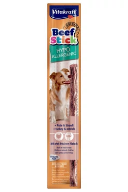 Vitakraft Beef Stick - Hypoallergén Strucc és Pulyka Stick - 12g