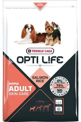 Opti Life Adult Skin Care Mini Salmon &amp;amp; Rice - Lazacos - 2,5kg