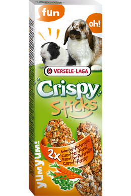 Versele-Laga Crispy Sticks Rabbits-Guinea Pigs Carr - Duplarúd Tengerimalac, Nyúl Répa, Petrezselyem