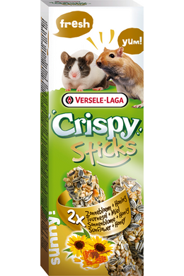 Versele-Laga Crispy Sticks Gerbils-Mice Sunflower &amp; Honey - Duplarúd Egér, Fútóegér Napraforgó, Méz