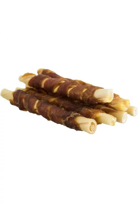 Trixie Denta Fun Buffalo Chewing Rolls - Jutalomfalat (Bivaly) Kutyák Részére (5db/70g) 12cm
