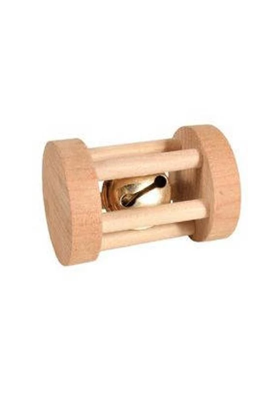 Trixie Rágcsáló Játék Csörgős Fa Henger 3,5×5cm