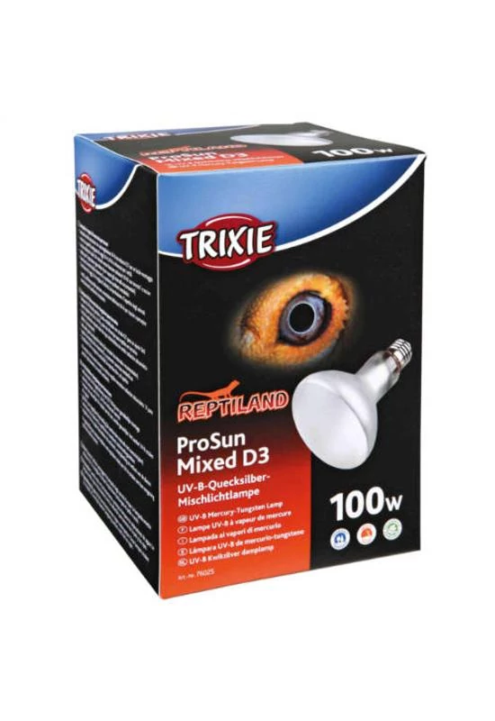 Trixie ProSun Mixed D3 Tungsten Lamp - izzó (UV-B,100W) terráriumok részére (?95×130mm)