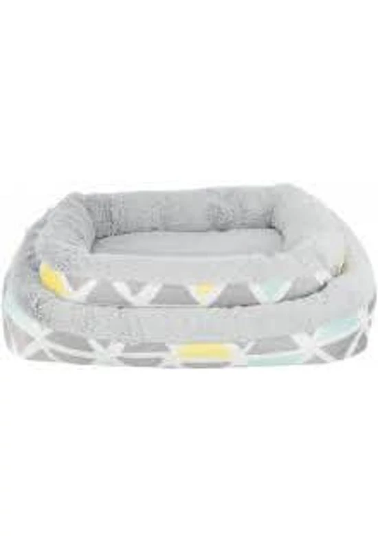 Trixie Cuddly Bed Sunny -  fekhely (szürke, színes) tengerimalac és nyulak részére (30x6x22cm)