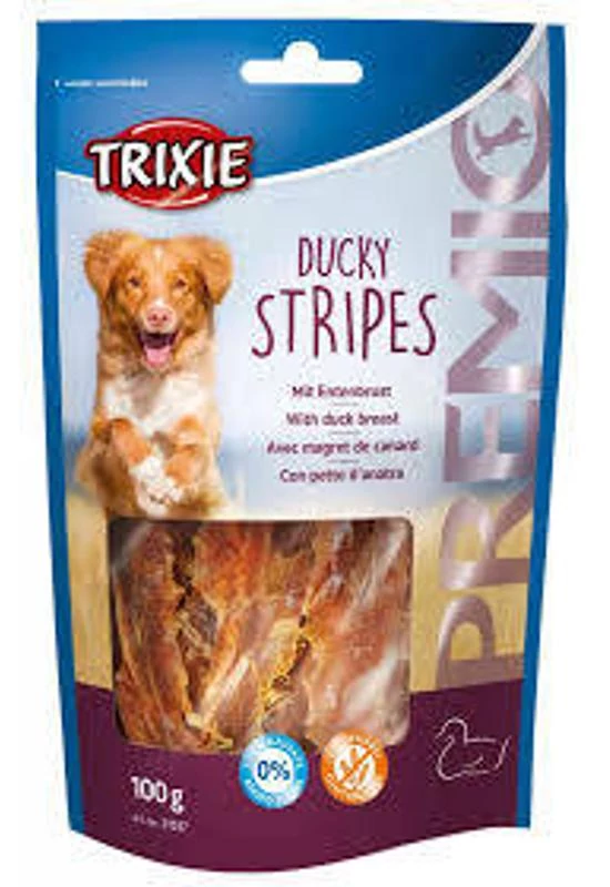 Trixie Premio Light Ducky Stripes - Kacsa Filé Csíkok - 100g