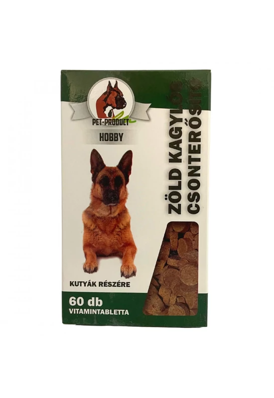 Pet-Product - Hobby - Zöldkagylós Csonterősítő Vitamin 60db/doboz