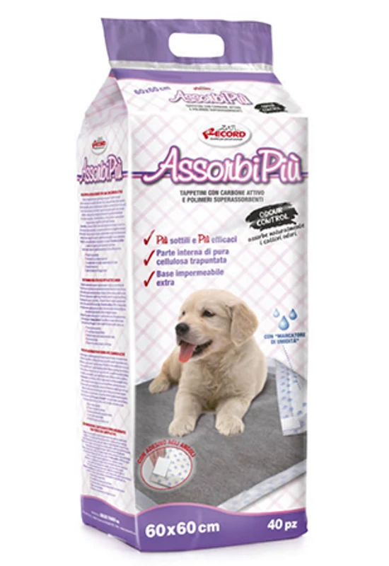 Assorbipiu Kutyapelenka 60×60cm 40db/csomag Aktív Szénnel Big Package