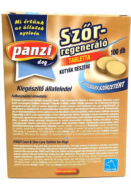 Panzi Vitamin Kutyának Szőrregeneráló