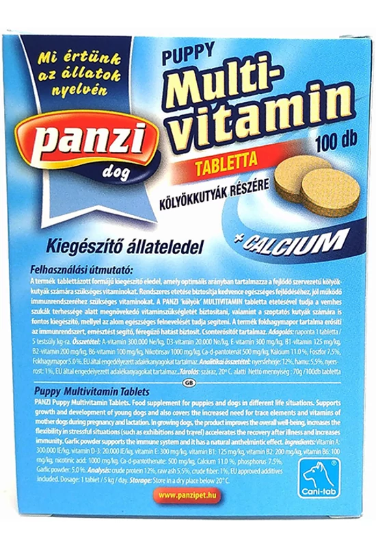 Panzi Vitamin Kutyának Puppy Multivitamin