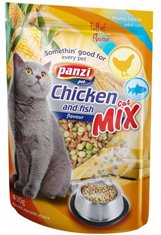 Panzi Cat Mix Csirke és Hal 400g