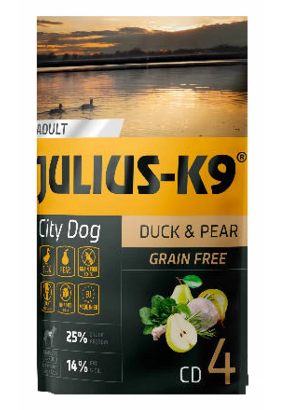 Julius-K9 - Adult Duck & Pear - Kacsahús Körtével 340g