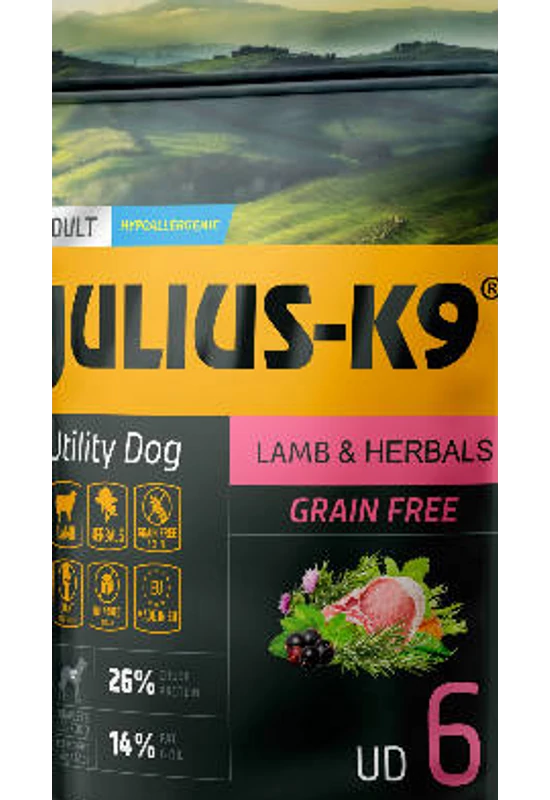 Julius-K9 - Adult Lamb & Herbals - Bárányhús és Gyógynövény - 340g