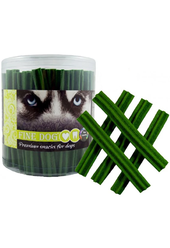 Fine Dog Keresztrúd Mentol 12cm - 50db/csomag