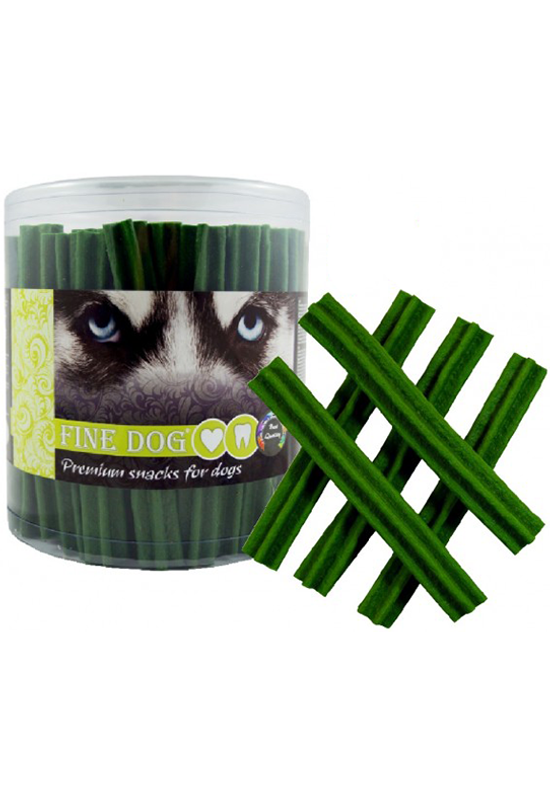 Fine Dog Keresztrúd Mentol 12cm - 50db/csomag