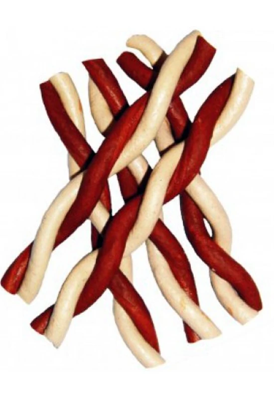 Fine Dog Csavart Marhahúsos Stick Vaníliával 12cm 50db/csomag