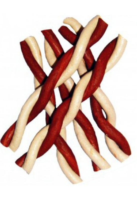Fine Dog Csavart Marhahúsos Stick Vaníliával 12cm 50db/csomag