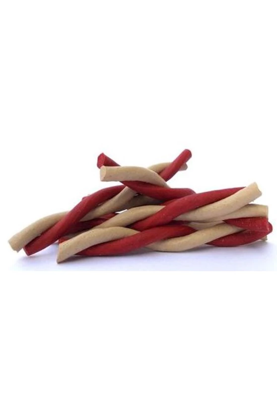 Fine Dog Csavart Sonkás Stick Vaníliával 12cm 50db/csomag