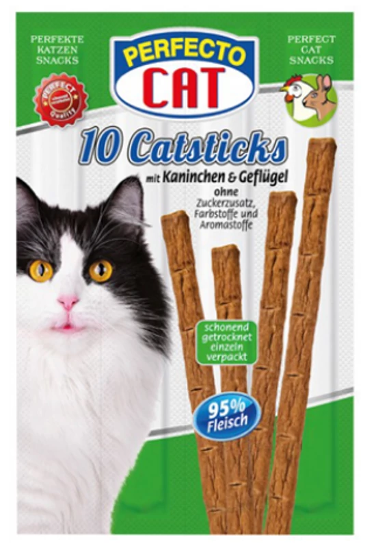 Perfecto Cat Sticks Nyúl és Baromfi 10×50g