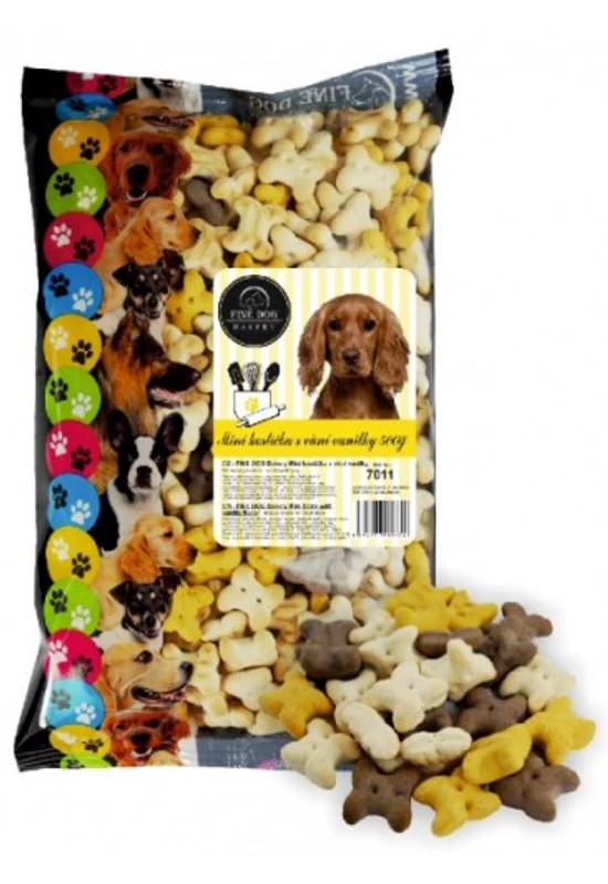Fine Dog Keksz Mini Csont - 500g