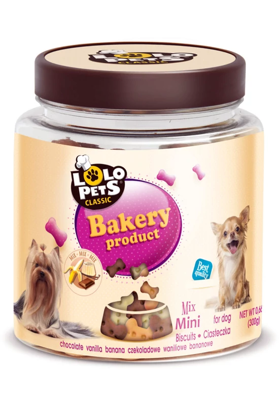 Lolo Keksz Mini Csont-Mix 300g/doboz