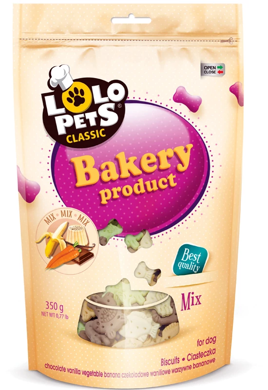 Lolo Keksz Állat-Mix - 350g/Doypack