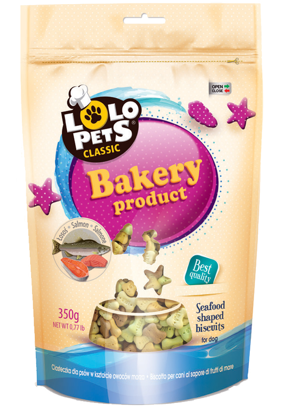 Lolo Keksz Mini - Lazacos 350g/Doypack