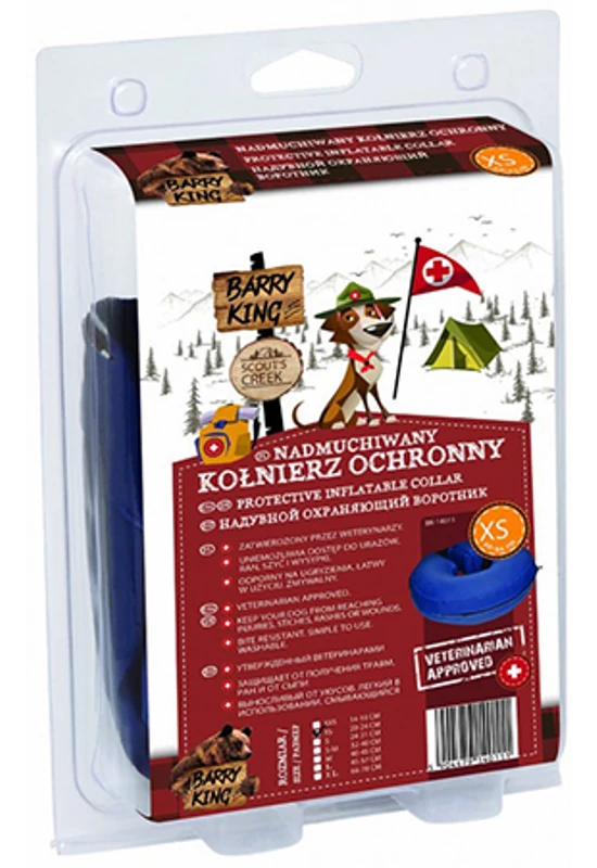 Barry King - Egészségügyi felfújható gallér 20-24cm - XS