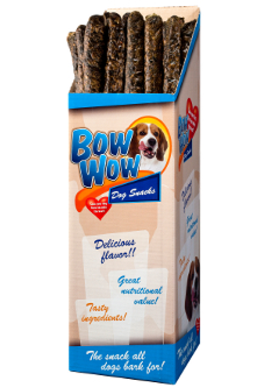 Bow Wow - Vastag Kolbász - Yucca&Liver Jukka és Máj - 60cm 12db/Gyűjtő