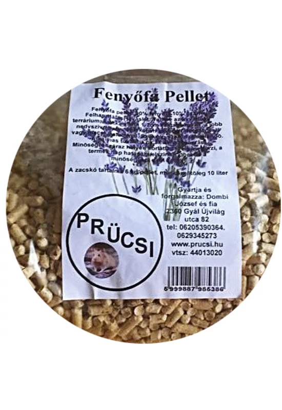 Prücsi Pellet Alom - Levendula Illatos - 10l/6kg Nagy