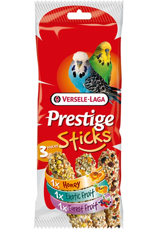Prestige Sticks Budgies Triple Variety Pack - 90g