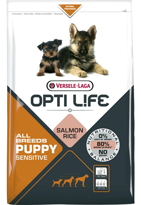 Opti Life Puppy Sensitive All Breeds - 12,5kg
