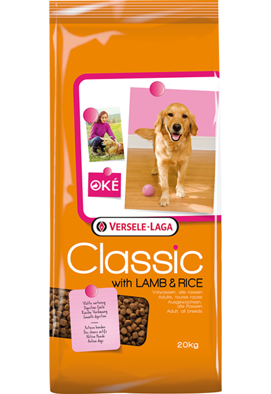 Versele-Laga Classic Oké Bárányhússal & Rizs 20kg