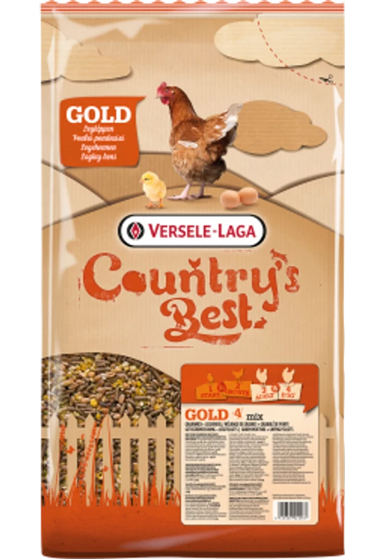 Country's Best Farm Gold4 Háztáji Tojó Morzsa - 20kg