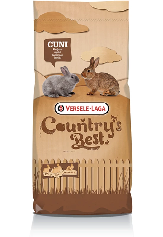 Country's Best Cuni Sensitive - Nyúltáp Könnyen Emészthető Pellet 20kg